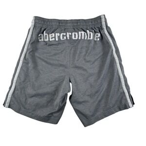 Vintage Abercrombie Shorts Mens Medium Jersey Sweat Drawstring Spell Out Y2K